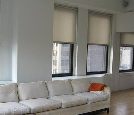 fabric & blockout roller blinds