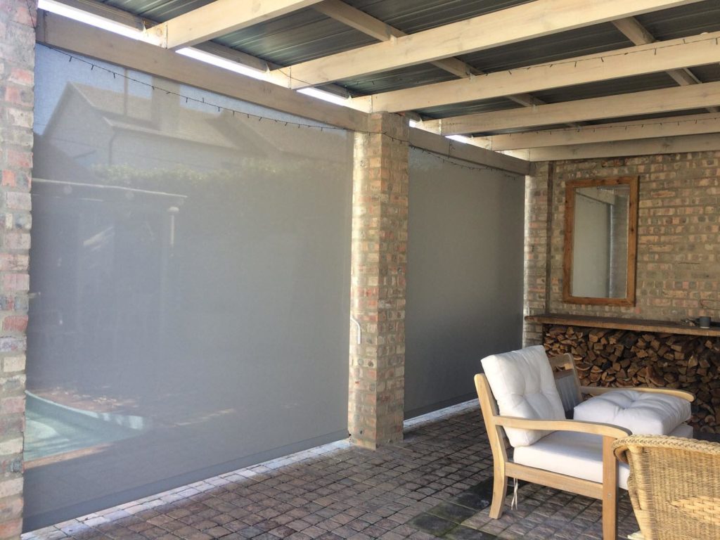 outdoor sheer roller blinds