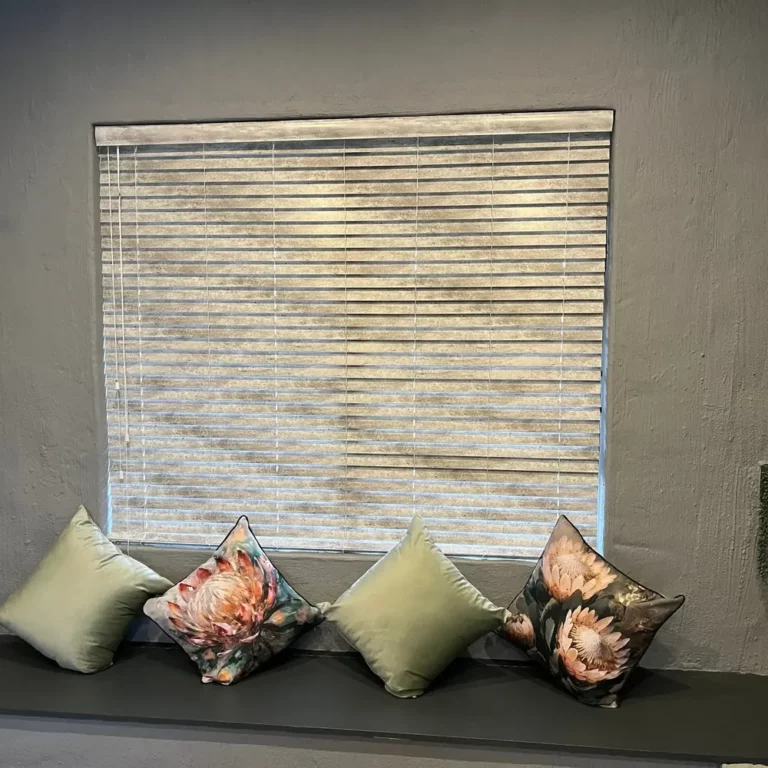 customer blinds installation - plaswood - vintage white