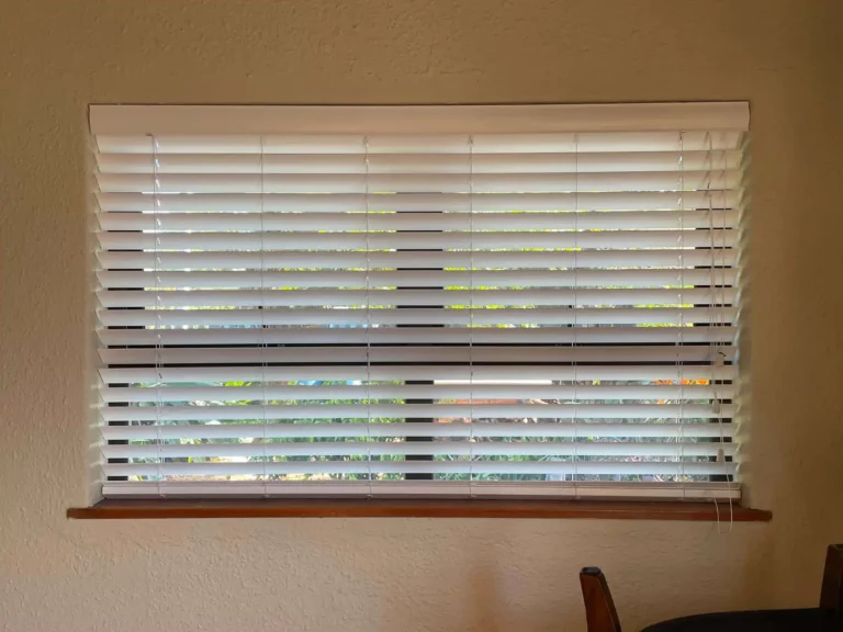 customer blinds installation - plaswood - white - timeless - smooth finish (white)