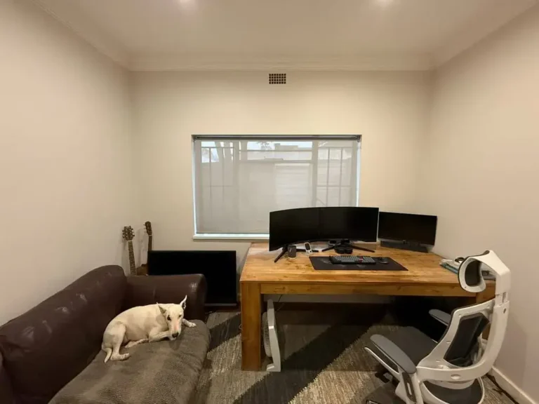 Light Filtering Roller Blind White Pearl Study