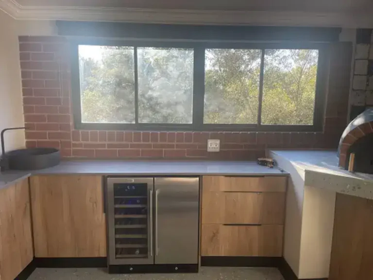 Light Filtering Roller Blind White Kitchen