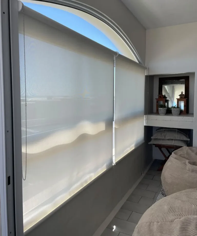 light filtering roller blind premier weave - white (translucent)